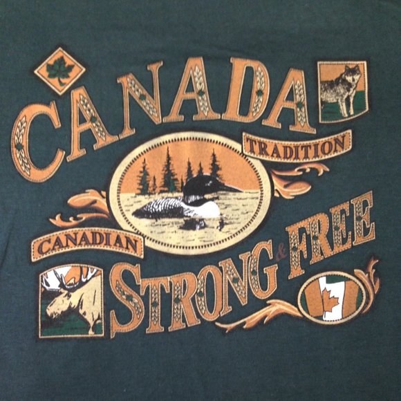 Canadian Strong and Free Wilderness Graphic T - Picture 3 of 5
